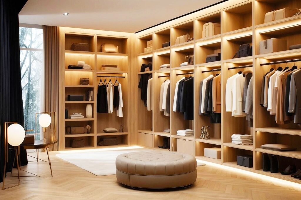 Planning wardrobe storage