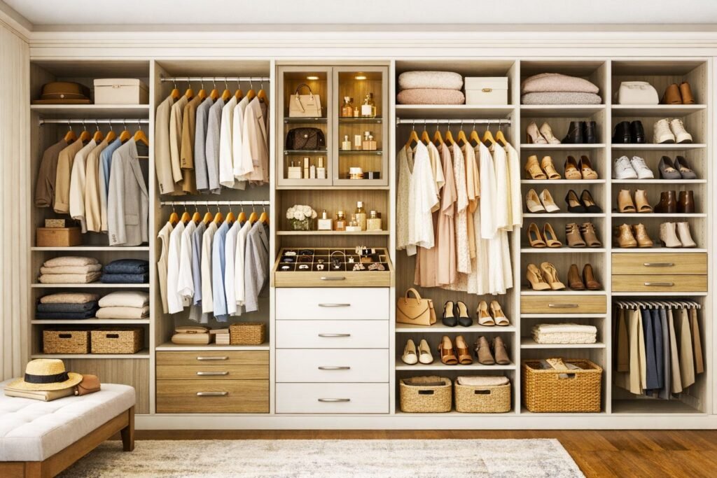 Most Common Wardrobe Layouts