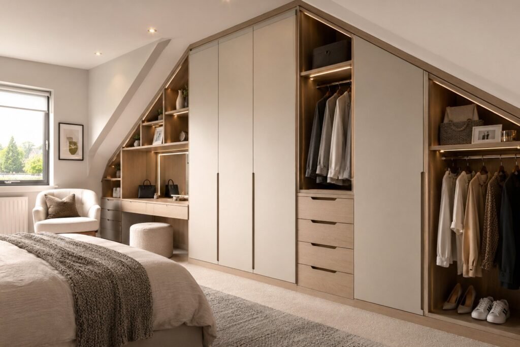loft conversion fitted wardrobes